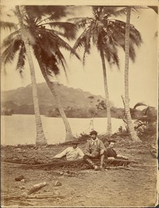 [Członkowie załogi Selfridge Expedition do Isthmus of Darién (Panama)]. autorstwa Timothy H. OSullivan