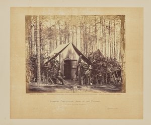 Główny Urząd Pocztowy, Armia Potomaku, Brandy Station, Wirginia autorstwa Timothy H. OSullivan