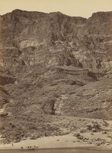 Ściana w Wielkim Kanionie rzeki Kolorado, 1872 (zdjęcie) autorstwa Timothy O