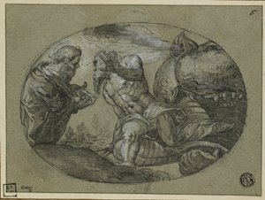 Jonasz rzucony przez wieloryba autorstwa Tintoretto