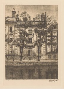 Towarzystwo Sztuk Wizualnych, Heerengracht 495 (oryginalny tytuł obiektu) autorstwa Tinus de Jongh