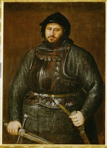 Johann Friedrich, elektor Saksonii w zbroi ... (obraz na płótnie)