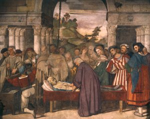 Antoniego z Padwy, Tycjan (ok. 1490-1576), fresk, Szkoła Świętego lub Scoletta, Padwa