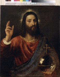 Salvator Mundi (Zbawiciel świata), ok. 1570 (olej na płótnie)