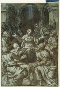 Matka Boska z apostołami z Santo Spirito (
