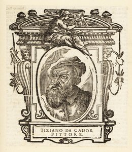 Portret Tycjana, włoskiego malarza okresu renesansu, urodzonego w Pieve di Cadore, ok. 1488-1576