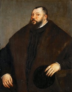 Jan Fryderyk I de Saxe - Jan Fryderyk I (1503-1554), elektor saski - Tycjan (1488-1576). olej na płótnie, ok. 1550. Wymiar : 103,5x83 cm. Muzeum Historii Sztuki, Wiedeń autorstwa Tiziano Vecelli