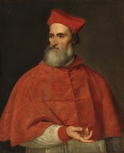 Portret kardynała Pietro Bembo, ok. 1540 (olej na płótnie) autorstwa Tiziano Vecelli