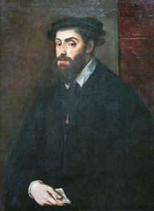 Portret Karola V autorstwa Titian (c.1488-1576)