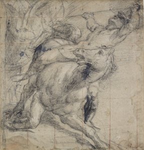 Spadanie konia i jeźdźca, c1537