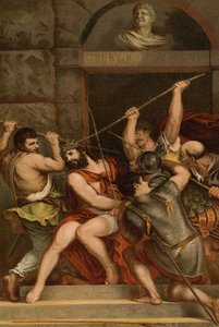 Ukoronowanie cierniem autorstwa Tiziano Vecelli