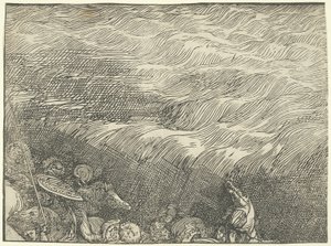 Zatopienie armii faraona w Morzu Czerwonym autorstwa Titian