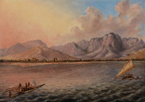 Mathwalta, Venua Levu Vitisa, Fidżi, ok. 1840 (olej na płótnie) autorstwa Titian Ramsey Peale