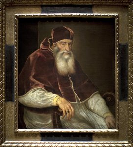 Papież Paweł III (Alessandro Farnese autorstwa Tiziano Vecelli
