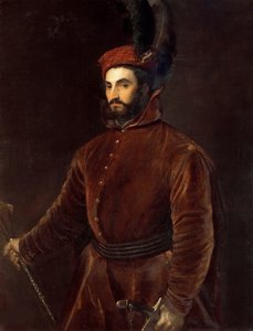 Portret Ippolita de Medici 1511-1535, ok. 1533-1534. autorstwa Tiziano Vecelli