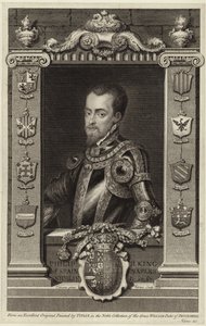 Portret króla Hiszpanii Filipa II autorstwa Tiziano Vecelli