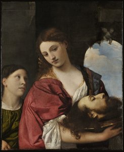Salome z głową Jana Chrzciciela autorstwa Tiziano Vecelli