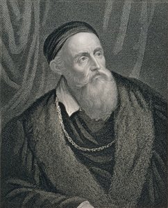 Autoportret, sztychowany przez Williama Holla (1807-71) wyd. przez Williama Mackenzie autorstwa Tiziano Vecelli