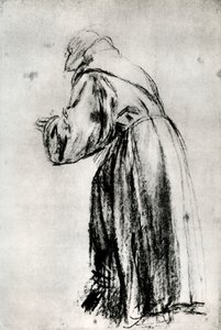 Studium do św. Bernardyna w obrazie wotywnym Doży Gritti, c1535, 1937 autorstwa Tiziano Vecelli