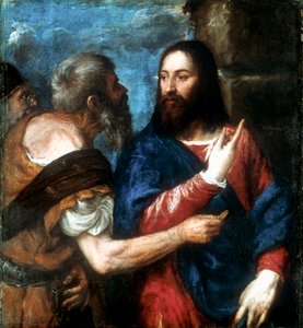 Pieniądze w hołdzie, 1560-1568 autorstwa Tiziano Vecelli
