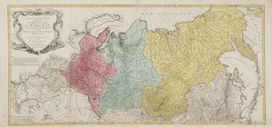 Mapa Imperium Rosyjskiego autorstwa Tobias Conrad Lotter