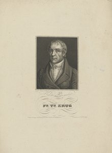 Portret Wilhelma Traugotta Kruga 1770-1842, 1828-1829. autorstwa Tobias Falcke