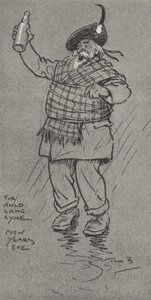 Dla Auld Lang Syne, Sylwester autorstwa Tom Browne