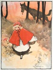 Scena z Czerwonego Kapturka, 1900
