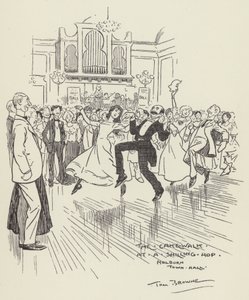 Spacer po ciastkach w szyling hop, Holborn Town Hall autorstwa Tom Browne