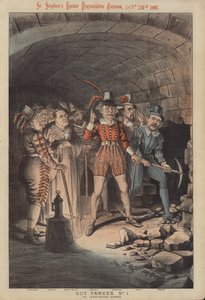 Guy Fawkes, nr 1: uzbrojeni konspiratorzy (kolor lito) autorstwa Tom Merry