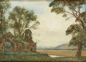 Stara Kaplica, Carse of Gowrie (akwarela) autorstwa Tom Scott