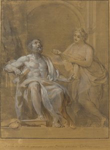 Homer i Kaliope autorstwa Tommaso Conca