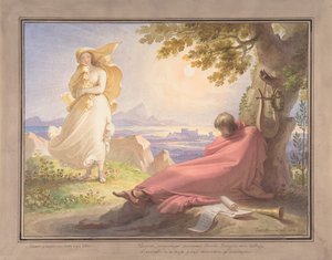Tasso Kontemplując Piękno, 1823.