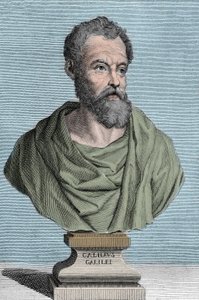 Portret Galileo Galilei dit Galilee, włoskiego astronoma (1564-1642) grawer Tommaso Piroli (1752-1824) kolekcja prywatna
