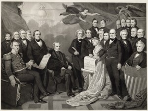 Unia, 1852 (rycina na papierze plecionym) autorstwa Tompkins Harrison after Matteson
