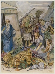 I przyszli mężczyźni i kobiety, ilu było chętnych, i przynieśli ofiary