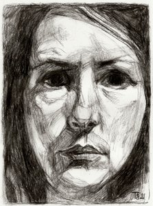 Intensywny portret kobiety autorstwa Tore Bahnson