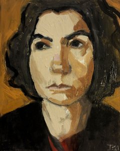 Intensywny portret kobiety autorstwa Tore Bahnson