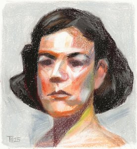 Pełen życia portret kobiety