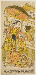 Takinaka Utagawa (rzeka) autorstwa Torii Kiyomasu II