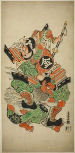 Sakata Kintoki W Odpoczywając z Tengu