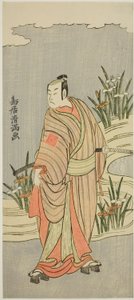 Aktor Ichikawa Yaozo II autorstwa Torii Kiyomitsu I