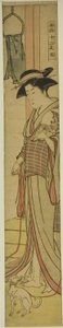 Pies (Inu), z serii „Modne dwanaście znaków zodiaku (Furyu juni shi)” autorstwa Torii Kiyonaga