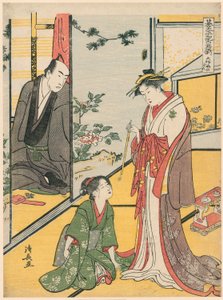 Sene at Te Daifukuya (Daifukuya no Dan), z serii Te ``Gotaiheiki Shiraishi Monogatari