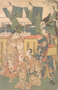Scena z dramatu, ca. 1788. autorstwa Torii Kiyonaga