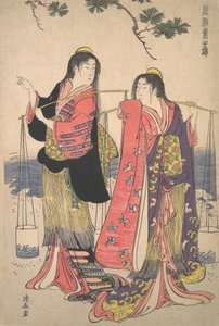 Różnica: Pomysł Maedy z Muru Shark d Matsukaze, co? 1786. autorstwa Torii Kiyonaga