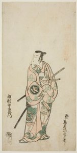 Aktor Ichimura Uzaemon VIII autorstwa Torii Kiyonobu II