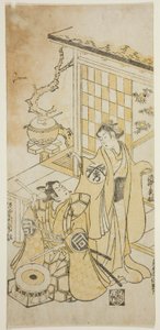 Takinaka dr Hidematsu dr Sanogawa dr Ichimatsu dr. autorstwa Torii Kiyonobu II