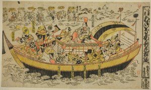Ósmy Senes z Kanazawy (Kanazawa Hakkei) autorstwa Torii Kiyonobu I