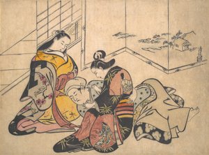 Druk, 1703. autorstwa Torii Kiyonobu I